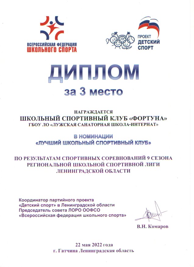 Диплом 3 место